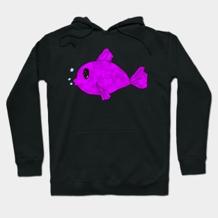 Purple Fish Hoodie